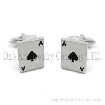Cheapest Price Poker Gambling Custom Cufflinks (OACL0423)